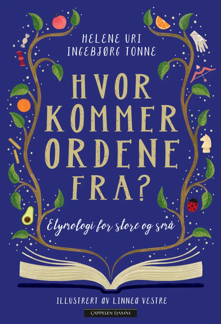 Omslag Hvor kommer ordene fra? av Helene Uri og Ingebjørg Tonne (Ebok)