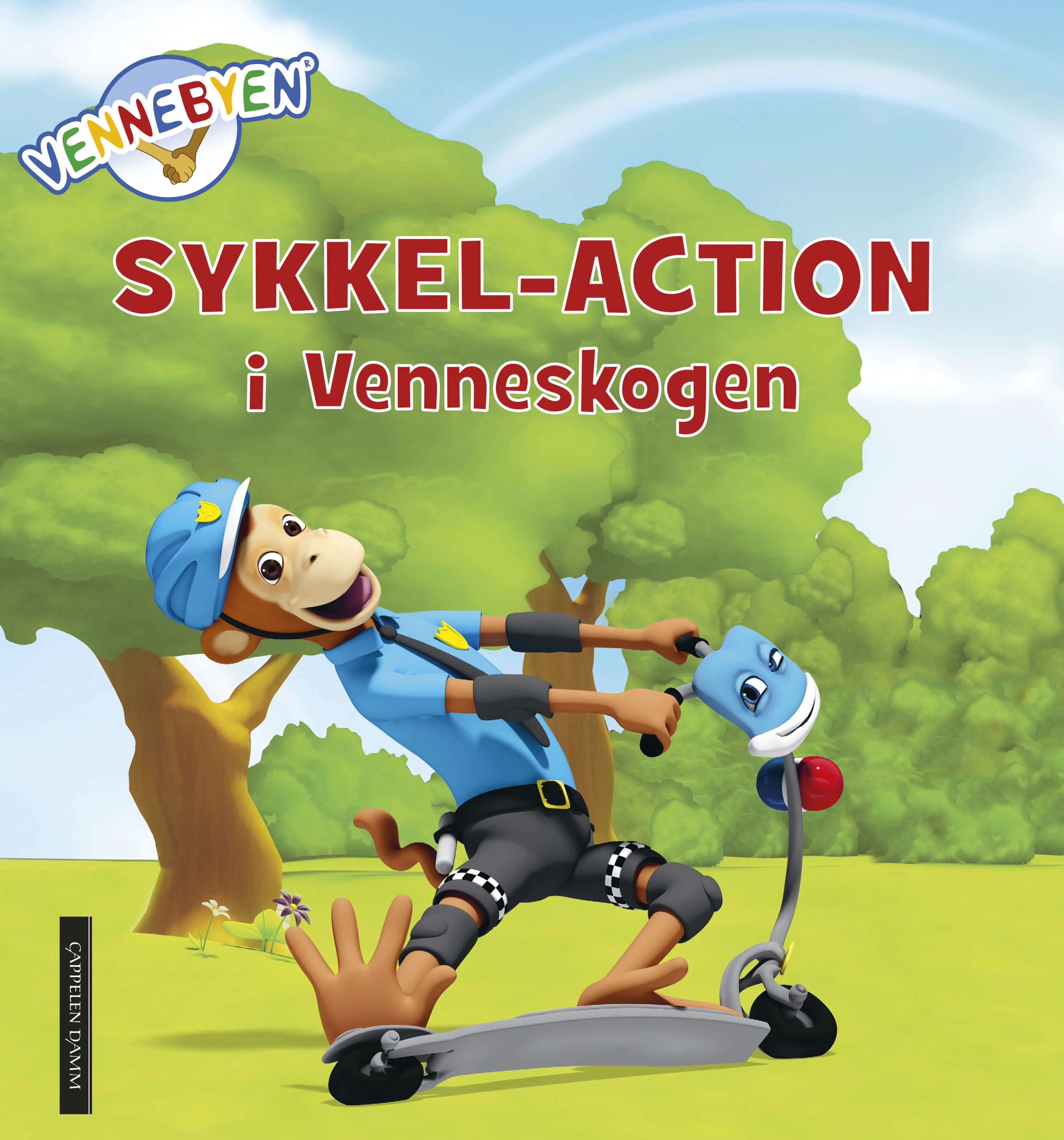 Omslag Vennebyen - Sykkel-action i Venneskogen av CreaCon Entertainment AS (Innbundet)