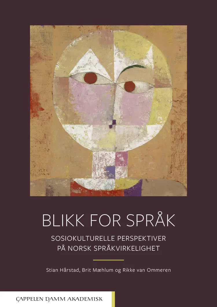 Omslag Blikk for språk av Stian Hårstad, Brit Mæhlum og Rikke van Ommeren (Heftet)
