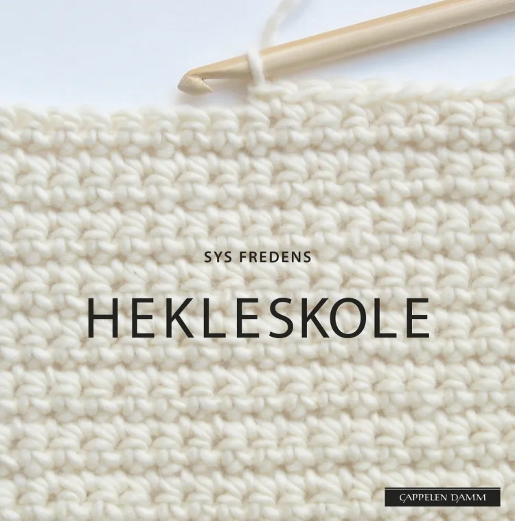 Omslag Hekleskole av Sys Fredens (Innbundet)