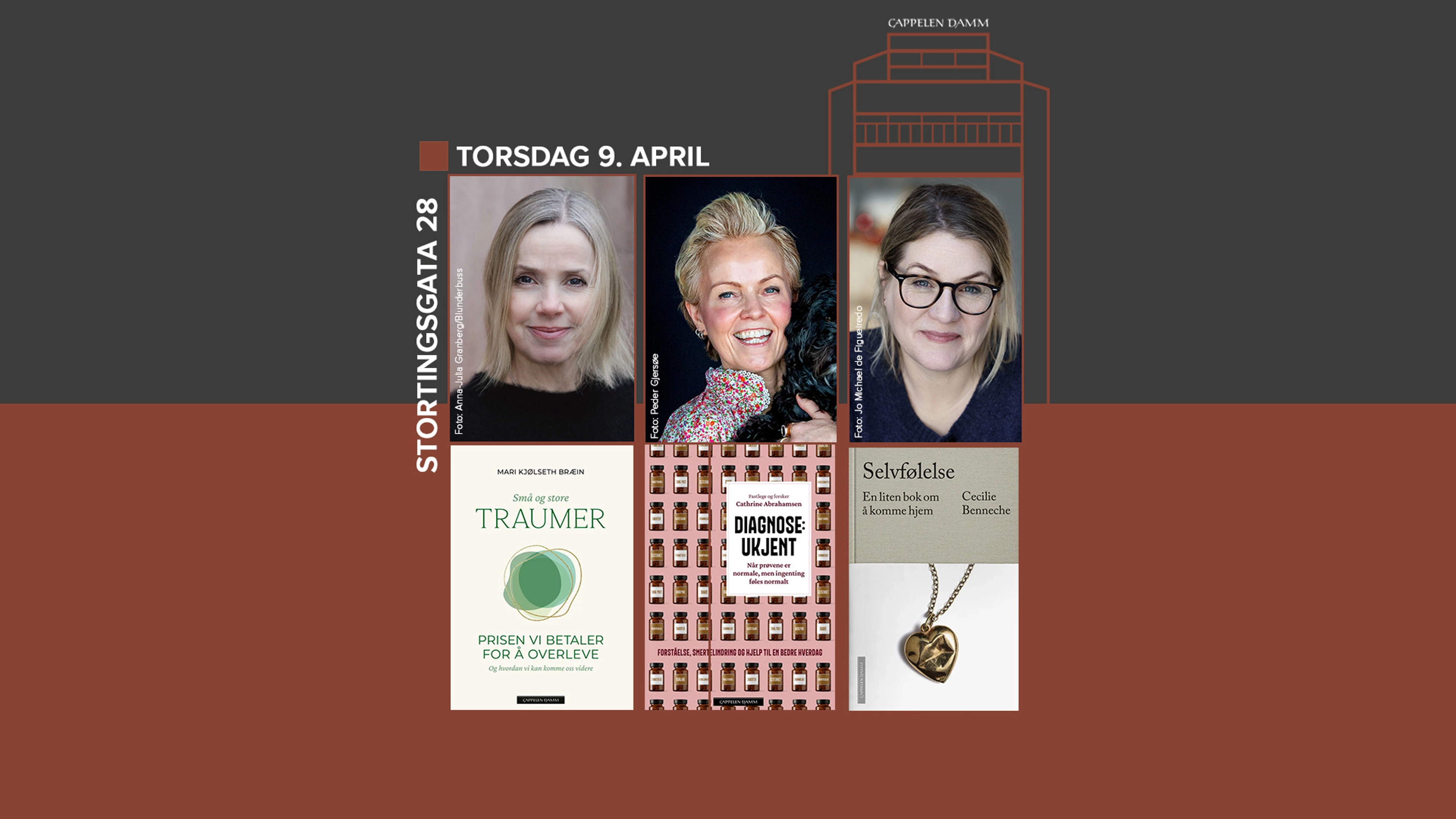 Kropp og sinn - tre boklanseringer