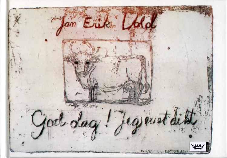 Omslag God dag! Jeg er et dikt av Jan Erik Vold (Innbundet)