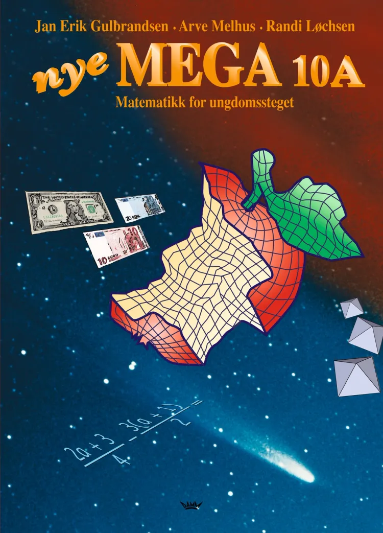 Omslag Nye Mega 10A elevbok nn av Jan Erik Gulbrandsen, Arve Melhus og Randi Løchsen (Innbundet)