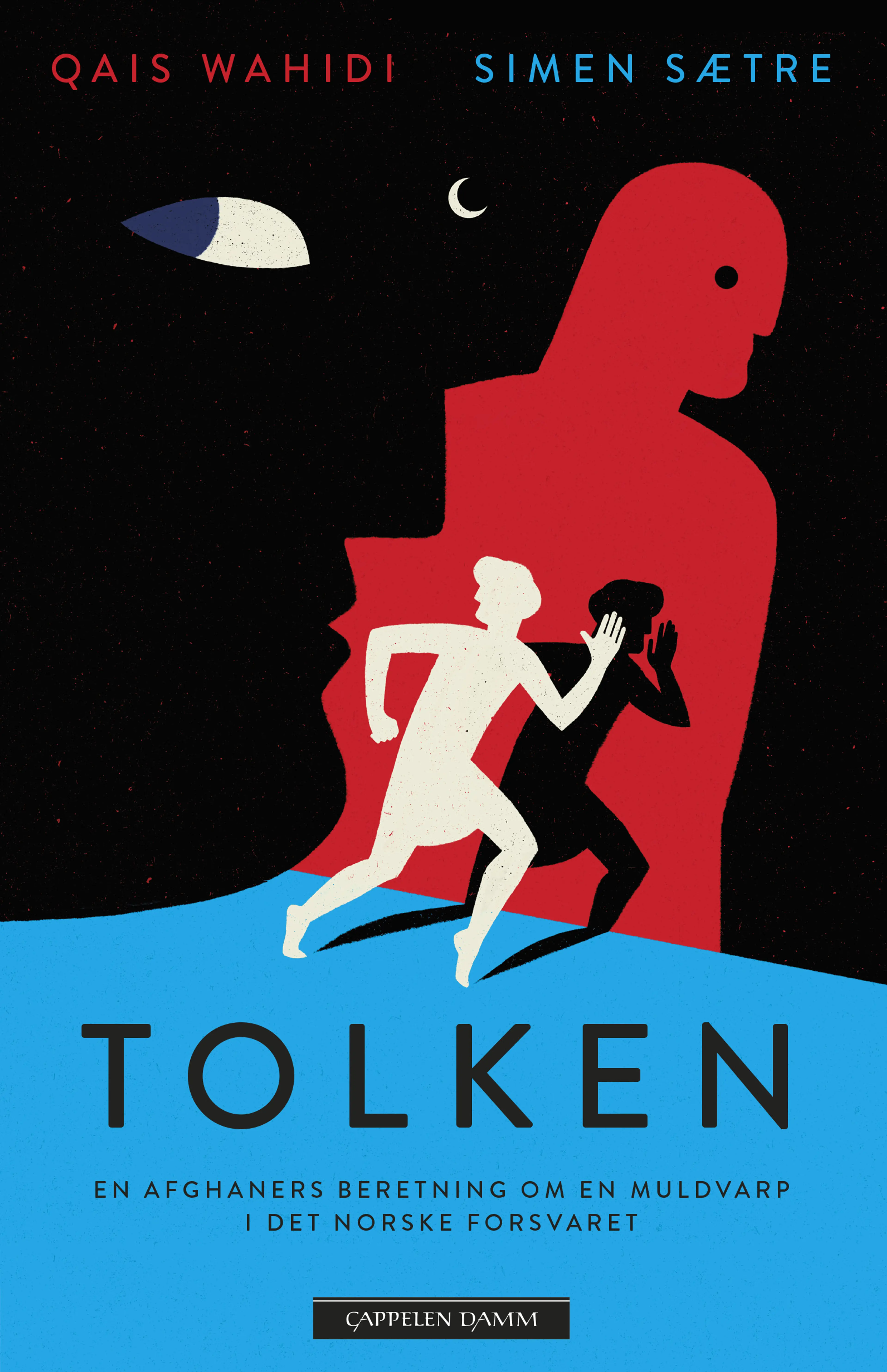 Omslag Tolken av Qais Wahidi og Simen Sætre (Ebok)