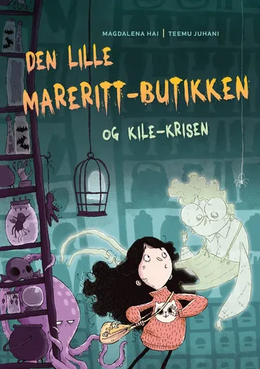 Omslag Den lille mareritt-butikken og kile-krisen av Magdalena Hai (Innbundet)