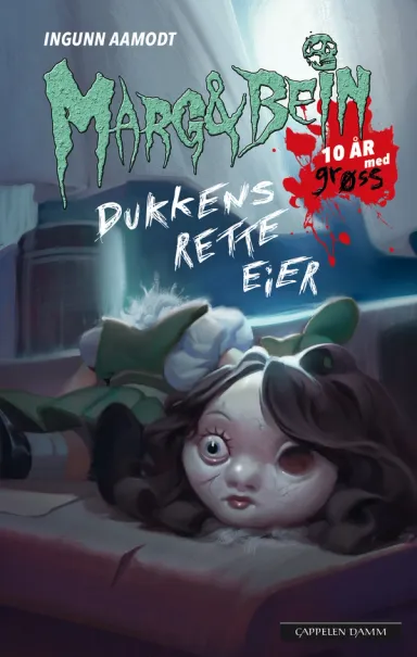 Omslag Marg & Bein: Dukkens rette eier av Ingunn Aamodt (Innbundet)