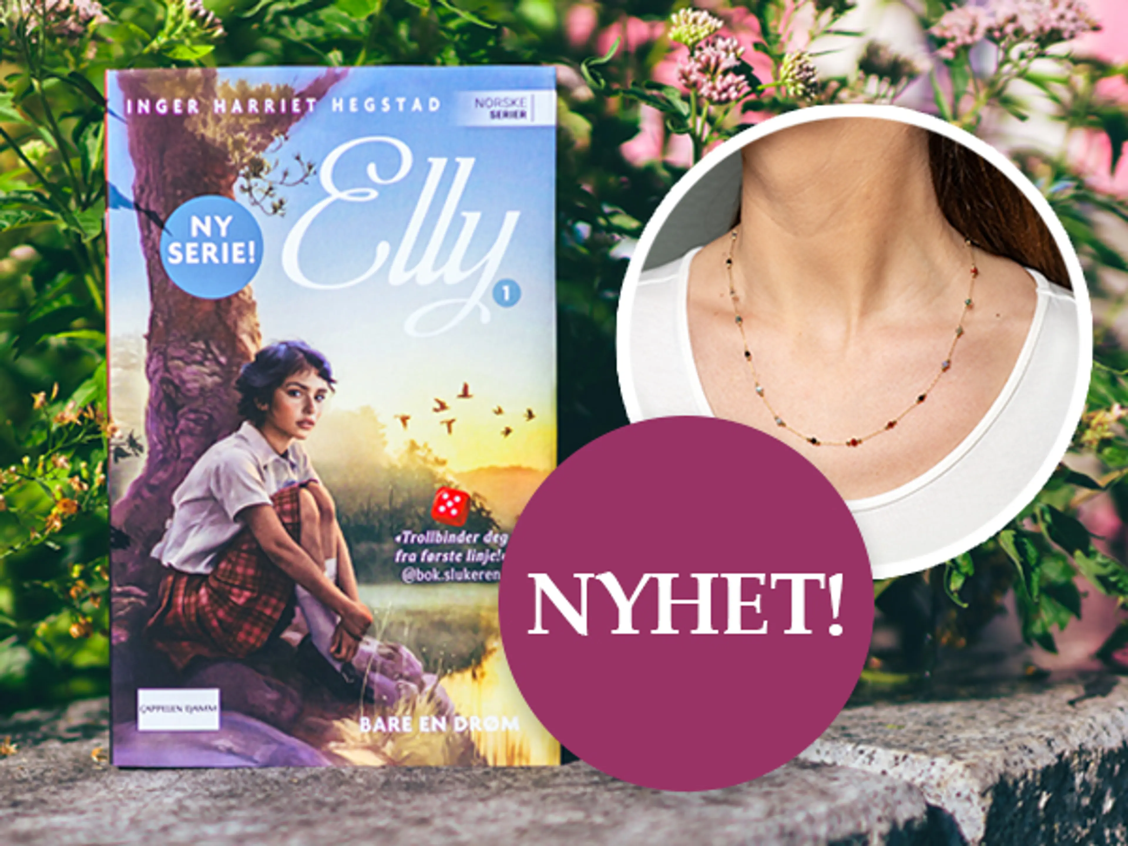 Første bok i serien Elly og halskjede som er gratis velkomstgave