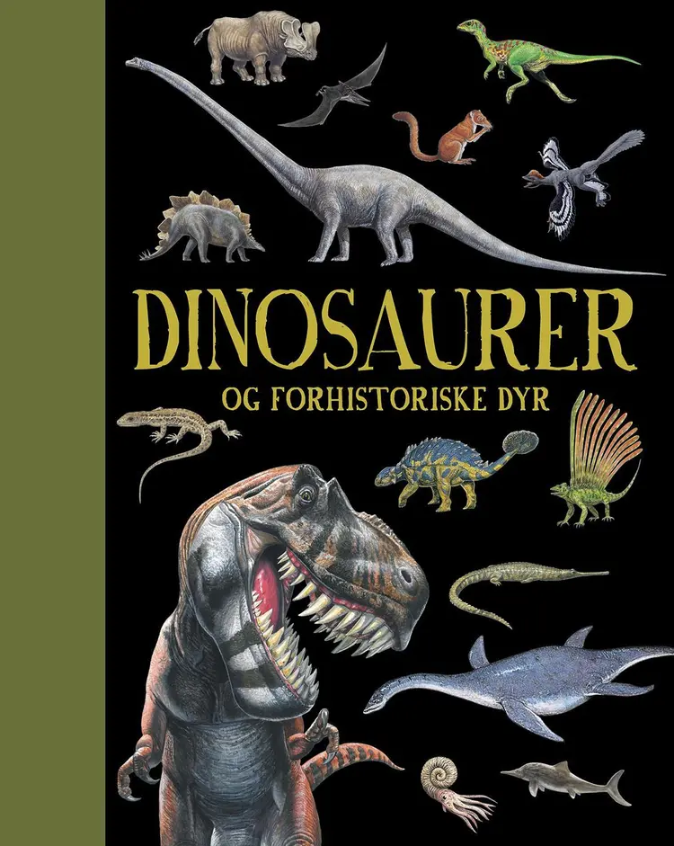Omslag Dinosaurer og forhistoriske dyr (Innbundet)