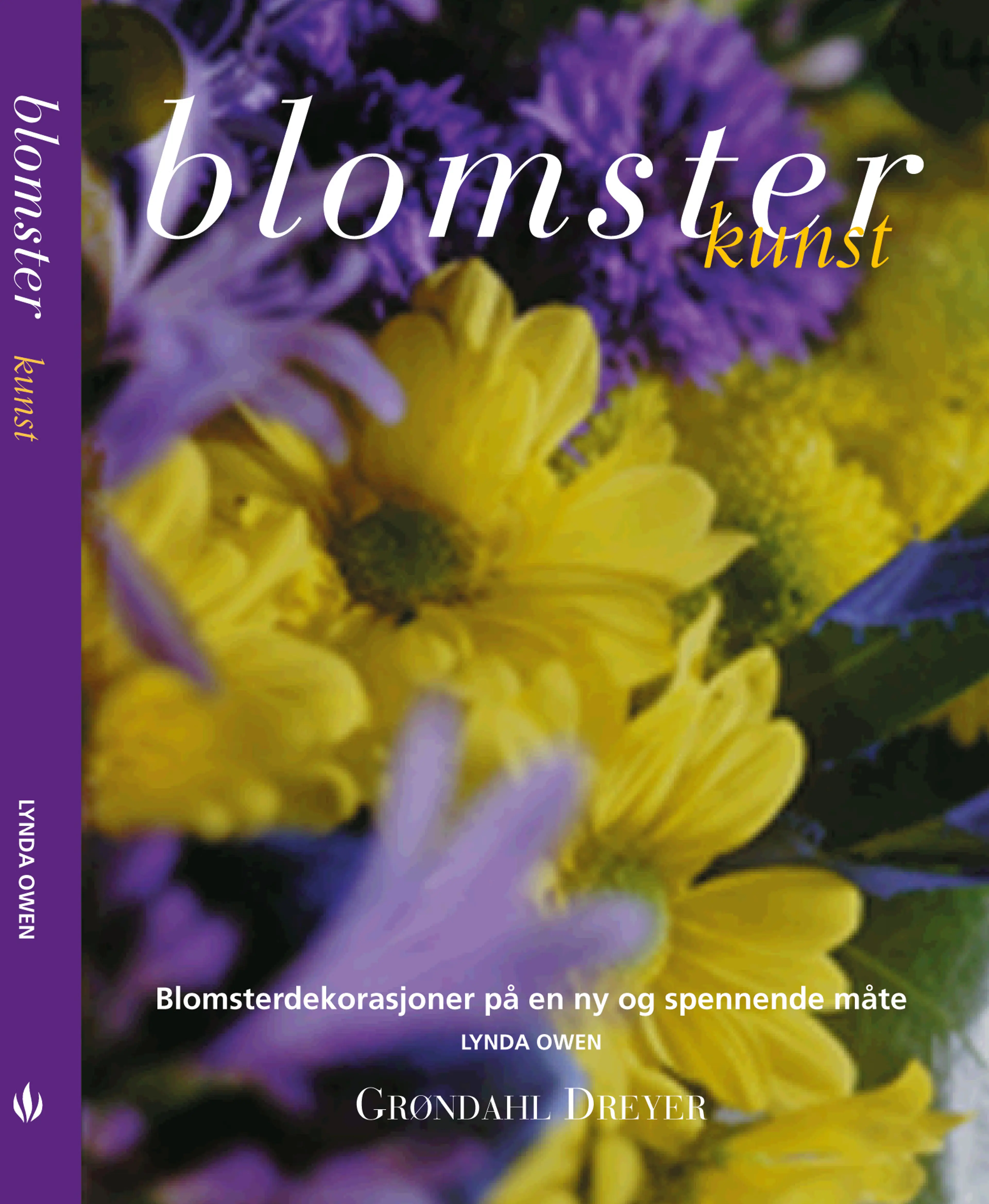Omslag Blomsterkunst av Lydia Owen (Innbundet)