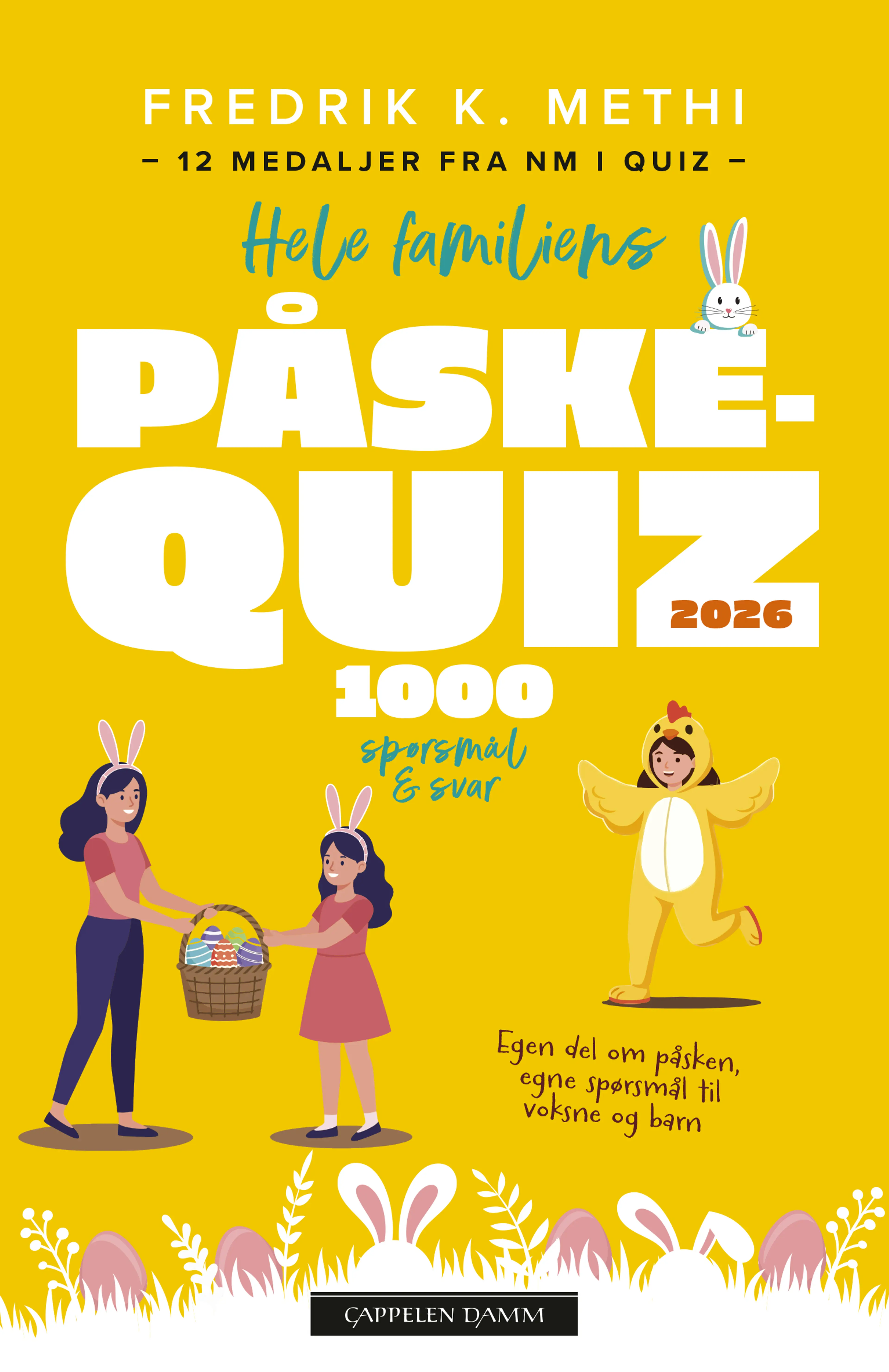 Omslag Hele familiens påskequiz 2026 av Fredrik K. Methi (Heftet)
