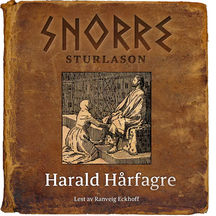 Omslag Harald Hårfagre av Snorre Sturlason (Lydbok)