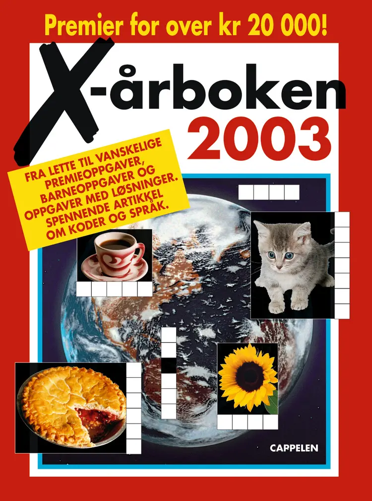 Omslag Kryssårboken 2003 av Jarle Schwach (Heftet)