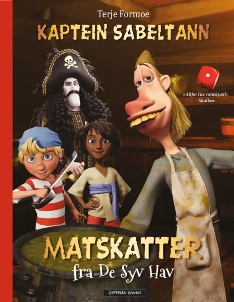 Omslag Kaptein Sabeltann: Matskatter fra De Syv Hav av Terje Formoe og Jan Henrik Gladkokken Syversen (Innbundet)