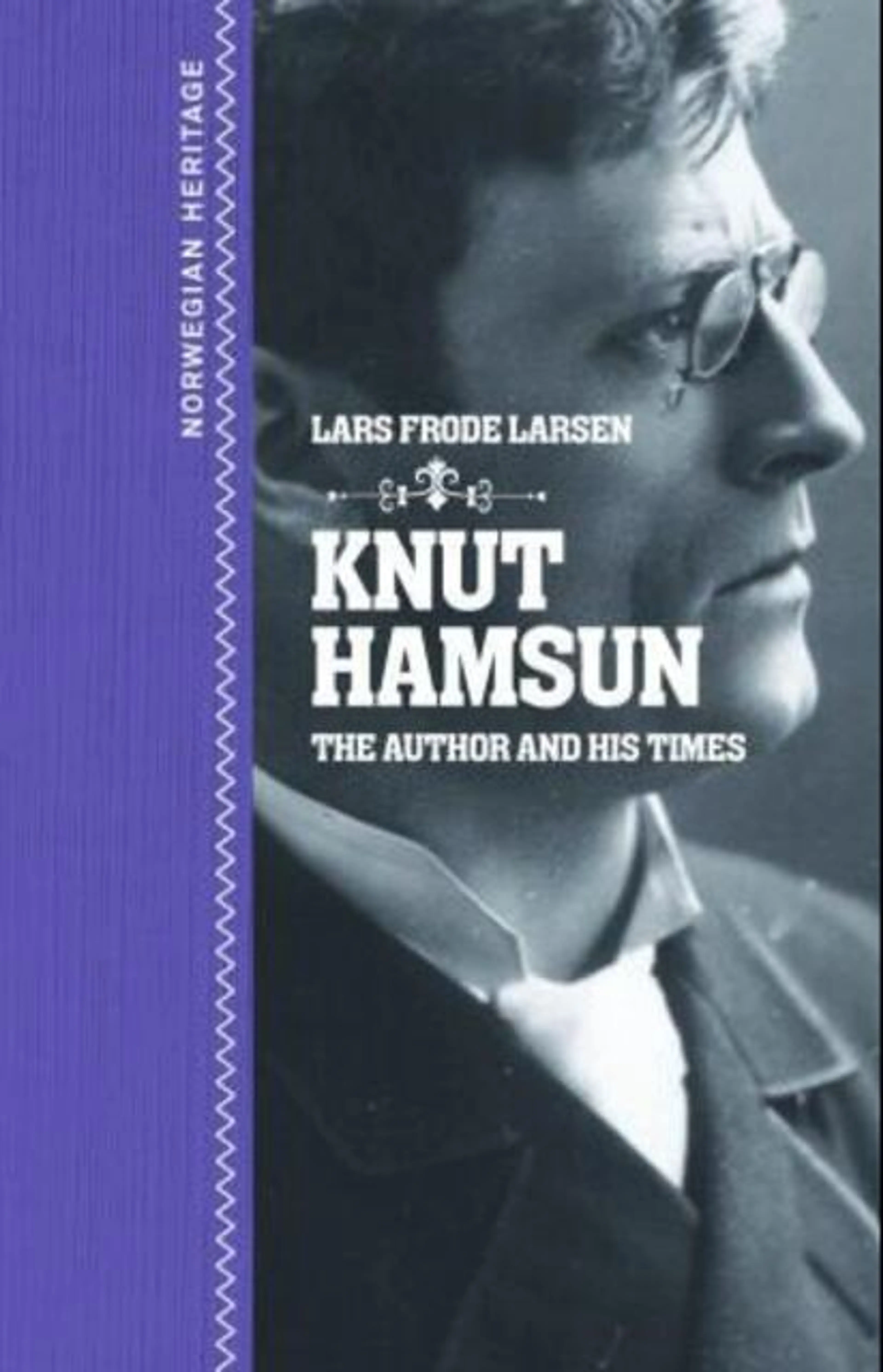 Omslag Knut Hamsun av Lars Frode Larsen (Ebok)