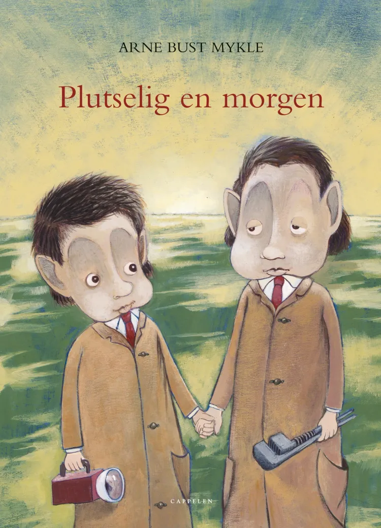 Omslag Plutselig en morgen av Arne Bust Mykle (Innbundet)