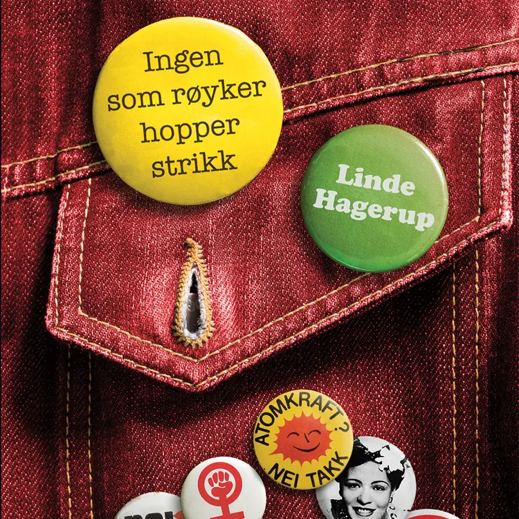 Omslag Ingen som røyker hopper strikk av Linde Hagerup (Lydbok)