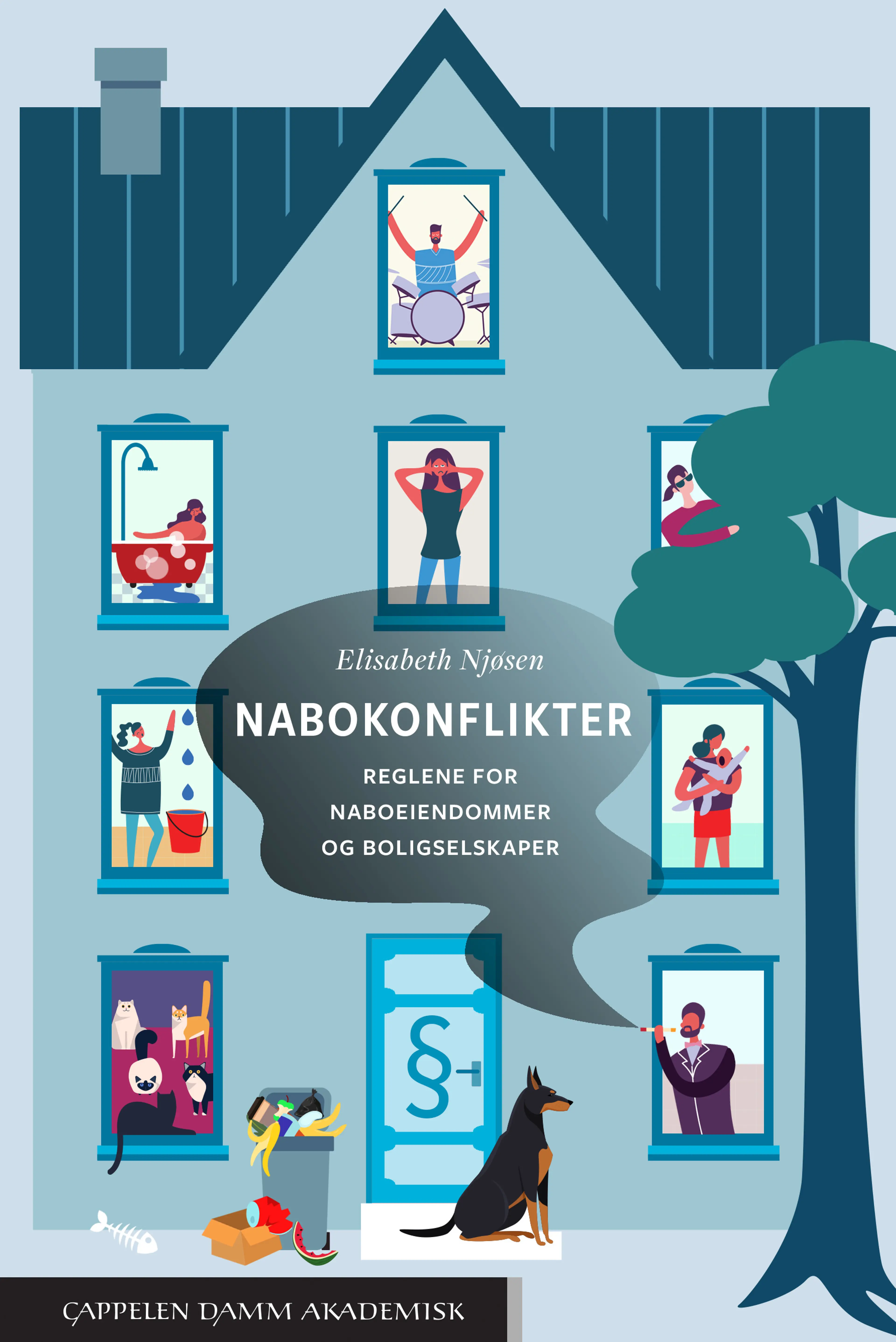 Omslag Nabokonflikter av Elisabeth Njøsen (Innbundet)