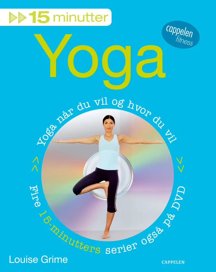 Omslag 15 minutter yoga av Louise Grime (Heftet)