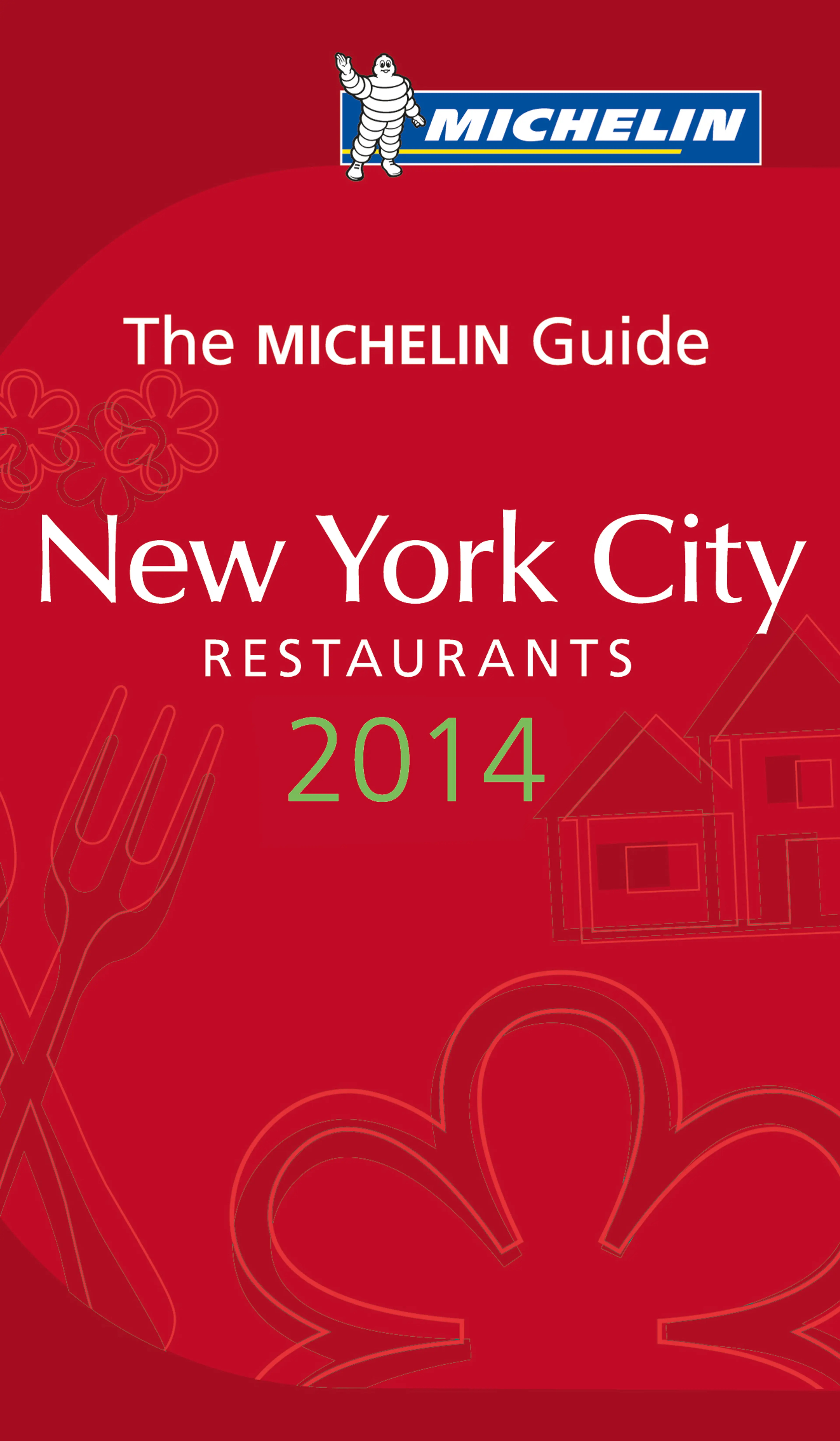 Omslag New York City 2014 (MI rød guide) av Michelin (Heftet)