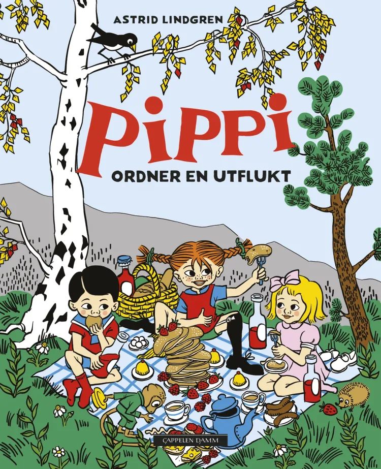 Omslag Pippi ordner en utflukt av Astrid Lindgren (Innbundet)