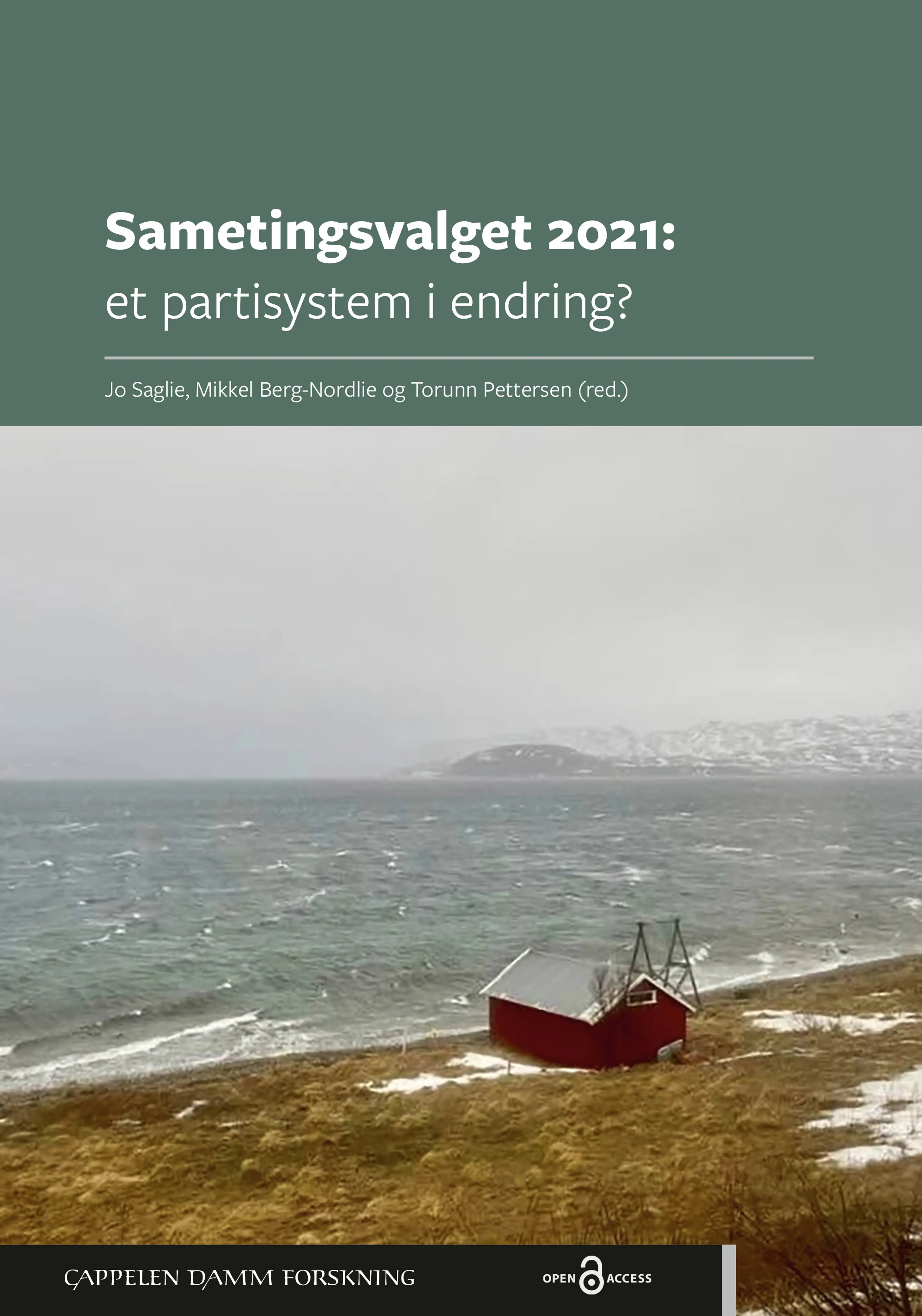 Omslag Sametingsvalget 2021: et partisystem i endring? av Mikkel Berg-Nordlie, Jo Saglie og Torunn Pettersen (Heftet)