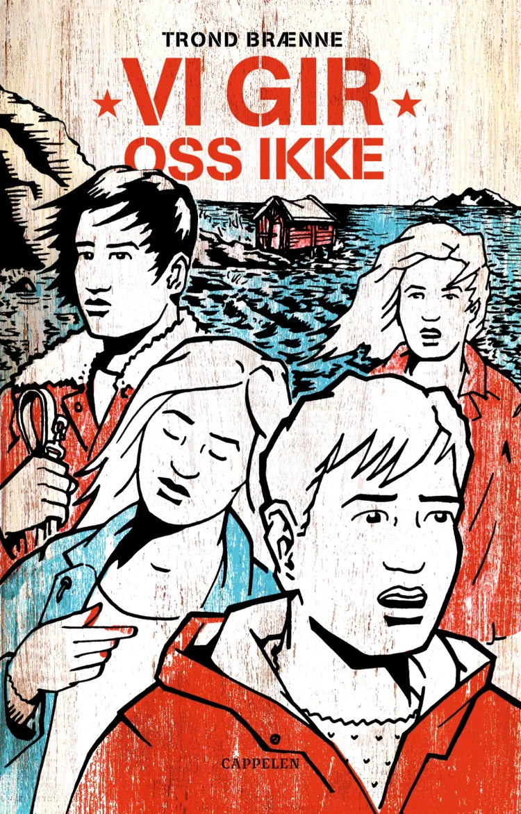 Omslag Vi gir oss ikke av Trond Brænne (Innbundet)