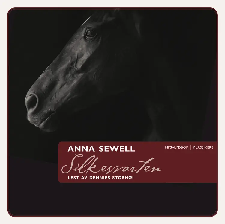 Omslag Silkesvarten av Anna Sewell (Lydbok)