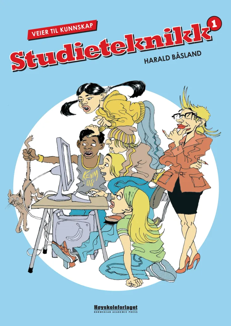 Omslag Studieteknikk 1 av Harald Båsland (Heftet)
