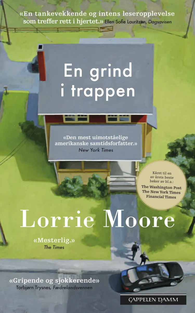 Omslag En grind i trappen av Lorrie Moore (Heftet)