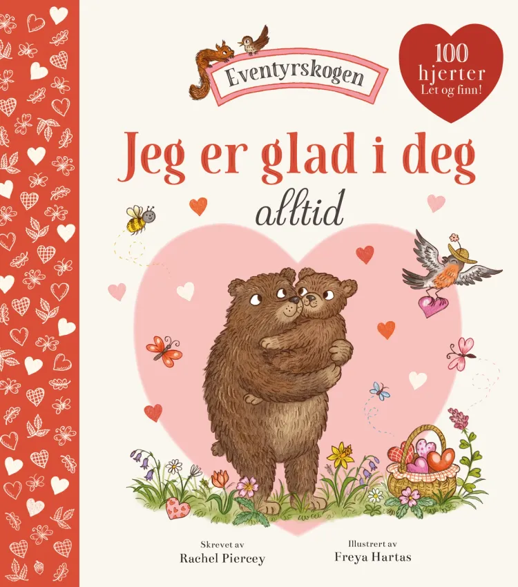 Omslag Jeg er glad i deg alltid av Rachel Piercey (Innbundet)