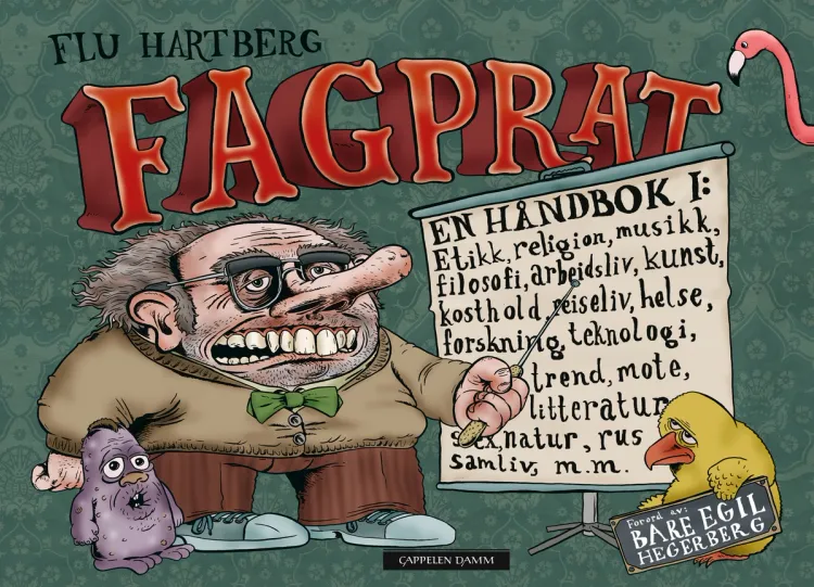 Omslag Fagprat av Flu Hartberg (Innbundet)