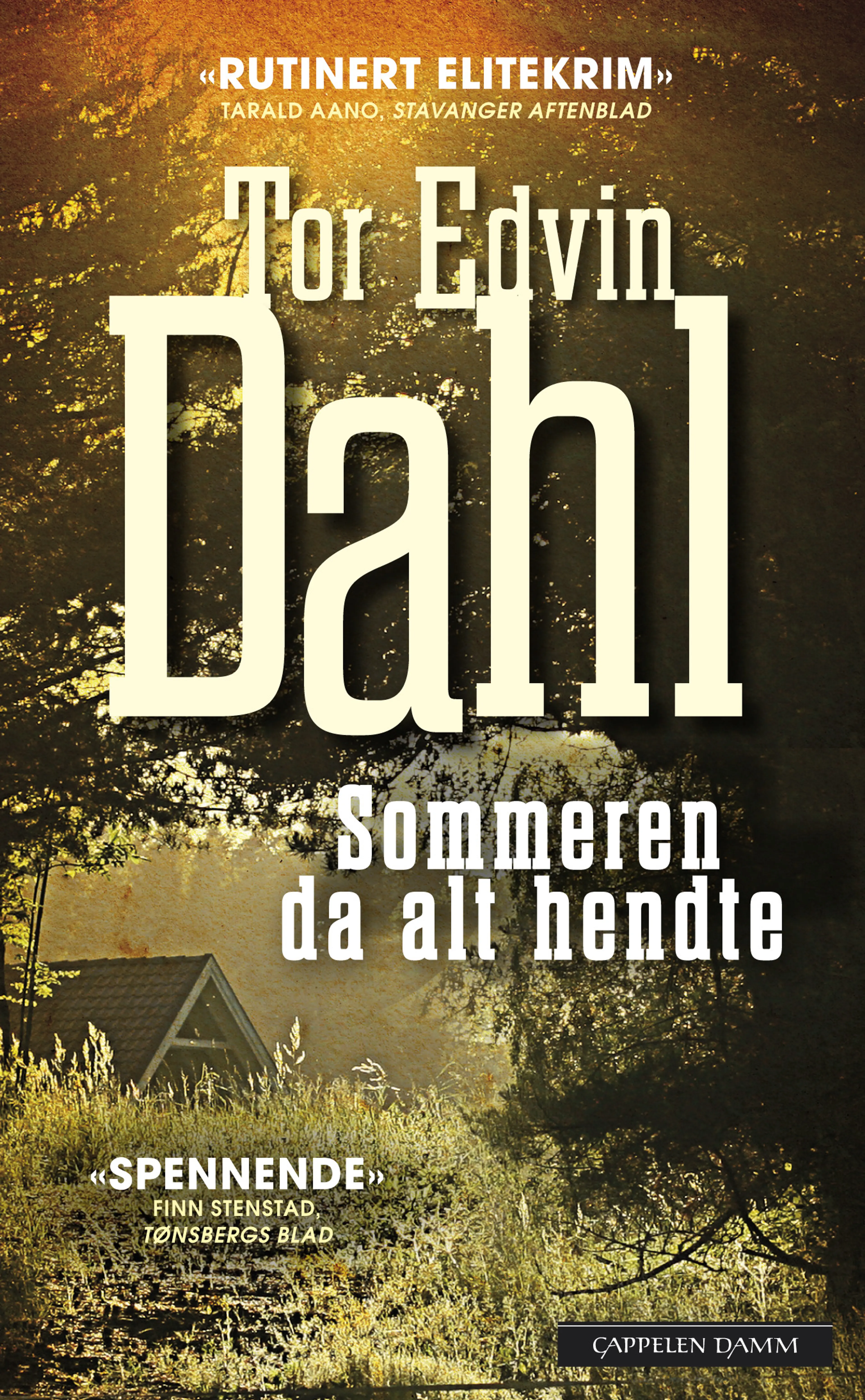 Omslag Sommeren da alt hendte av Tor Edvin Dahl (Heftet)