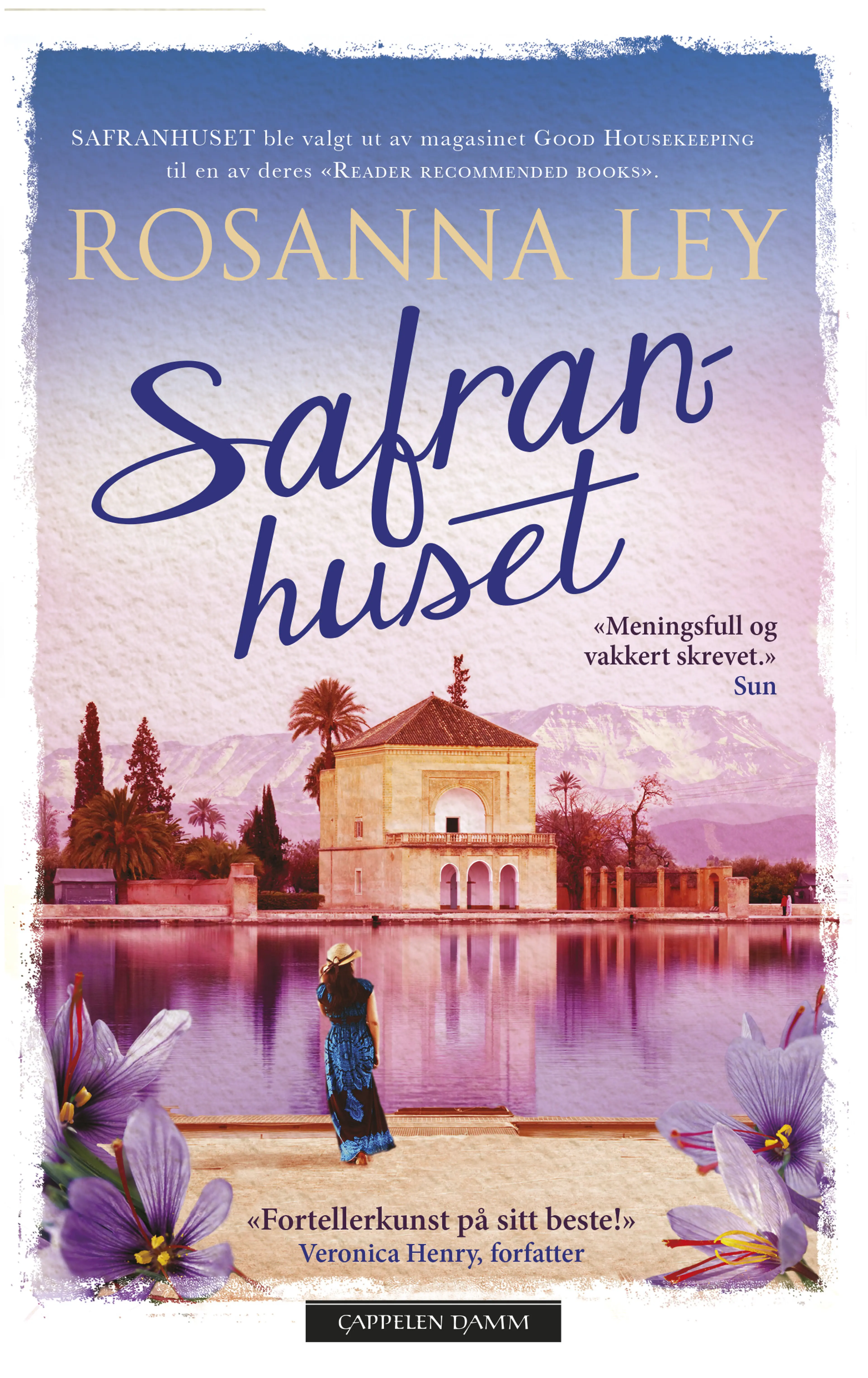 Omslag Safranhuset av Rosanna Ley (Innbundet)
