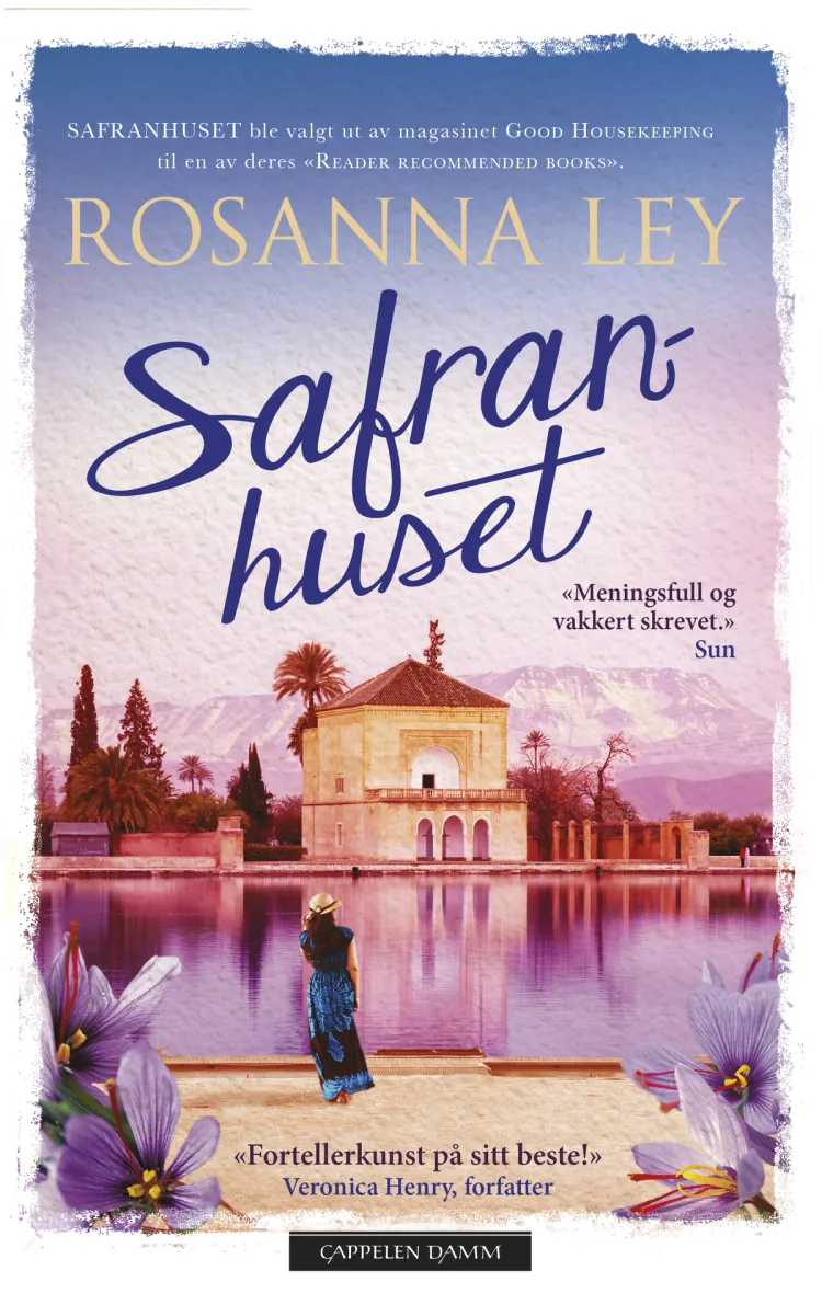 Omslag Safranhuset av Rosanna Ley (Innbundet)