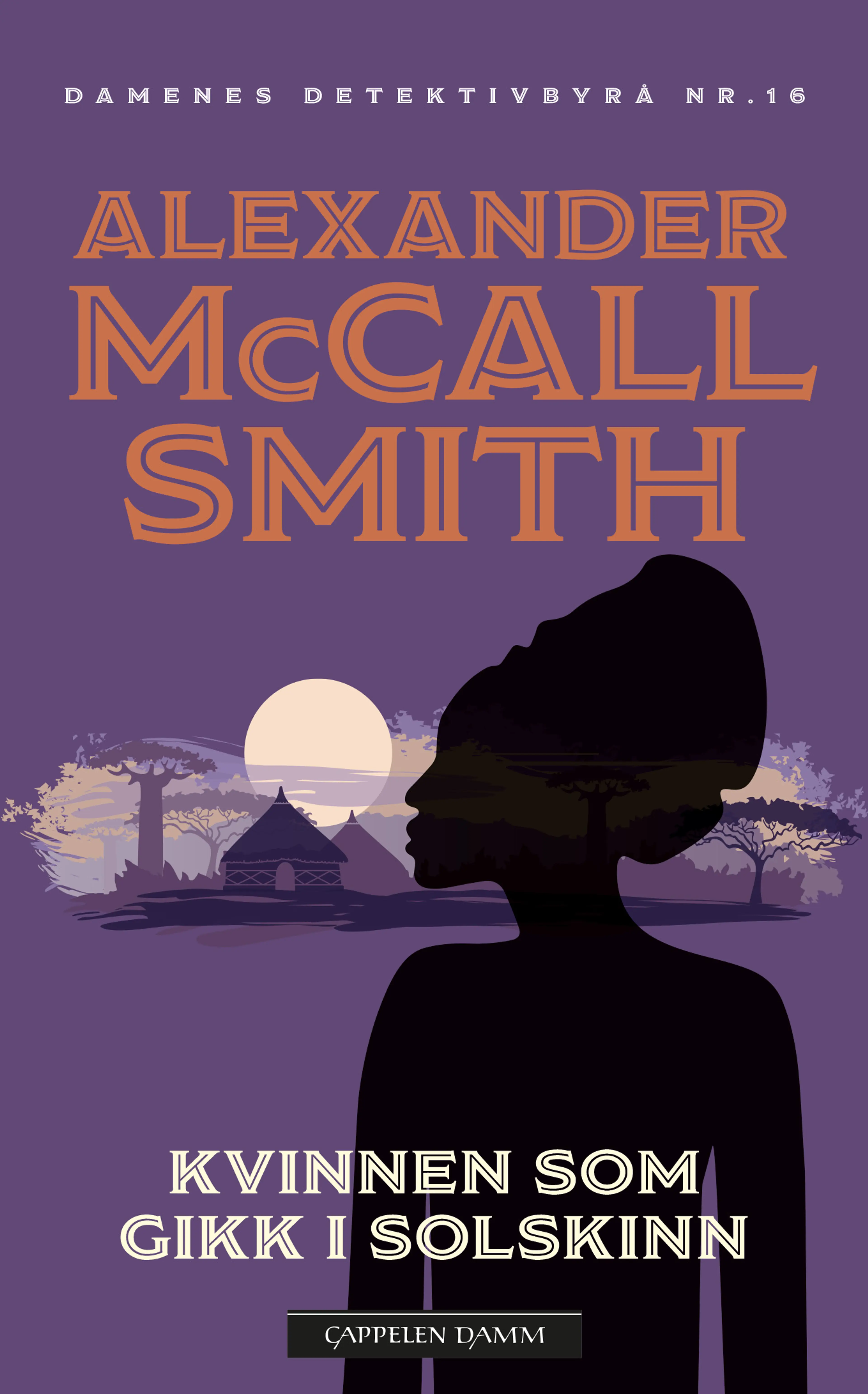 Omslag Kvinnen som gikk i solskinn av Alexander McCall Smith (Heftet)