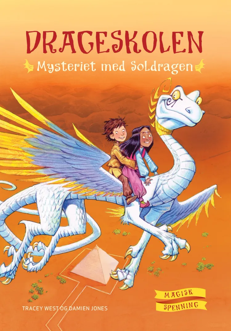 Omslag Drageskolen 2: Mysteriet med soldragen av Tracey West (Innbundet)