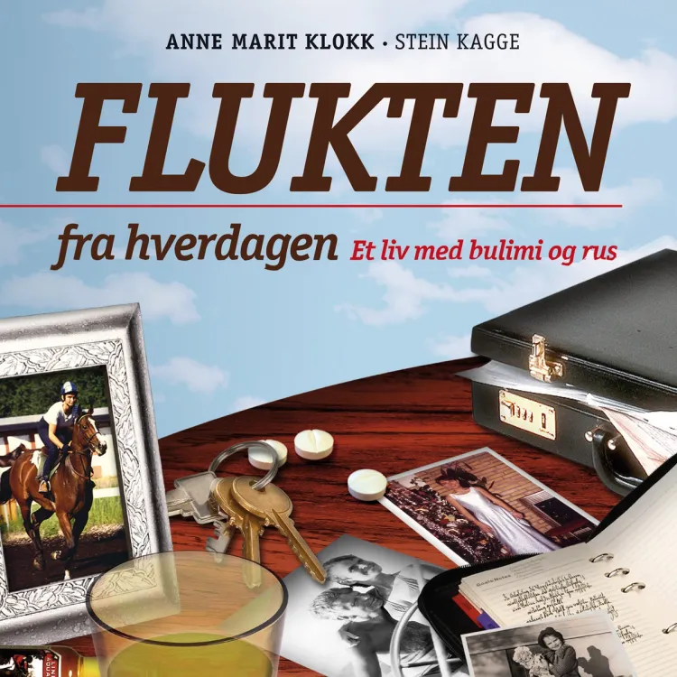 Omslag Flukten fra hverdagen - Et liv med bulimi og rus av Anne Marit Klokk (Lydbok)