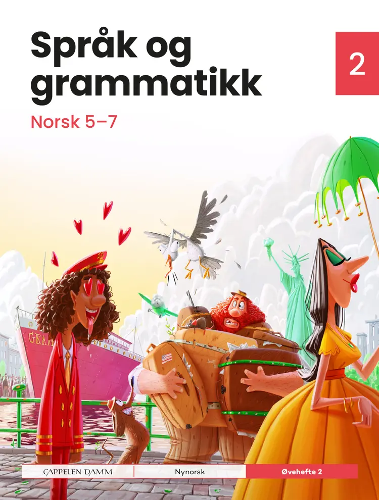 Omslag Språk og grammatikk Norsk 5-7 Øvehefte 2 (Heftet)