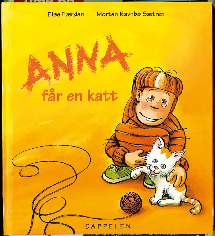 Omslag Anna får en katt av Færden Else (Innbundet)