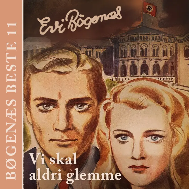 Omslag Vi skal aldri glemme av Evi Bøgenæs (Nedlastbar lydbok)