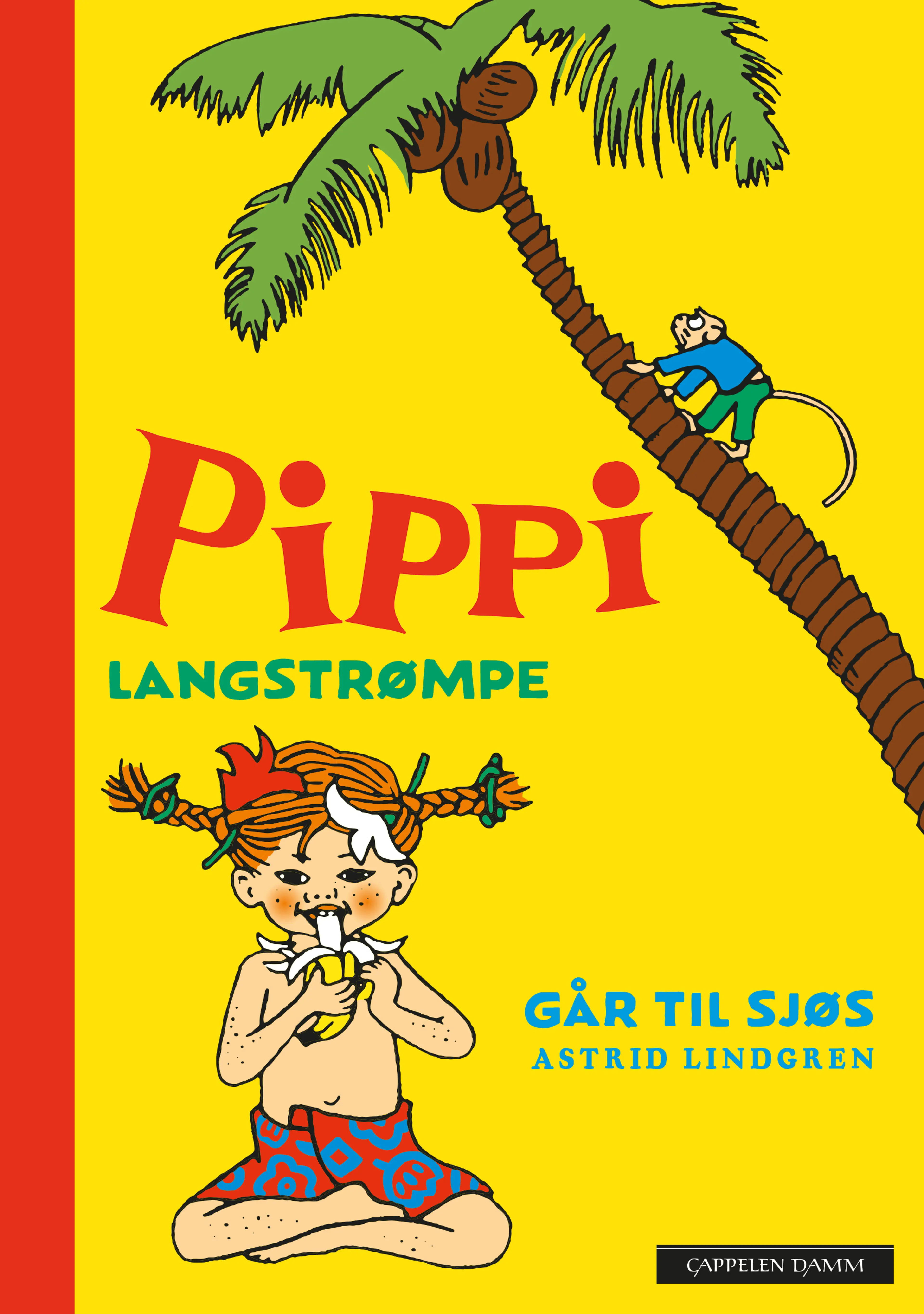 Omslag Pippi Langstrømpe går til sjøs av Astrid Lindgren (Innbundet)