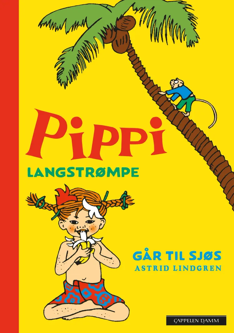 Omslag Pippi Langstrømpe går til sjøs av Astrid Lindgren (Innbundet)