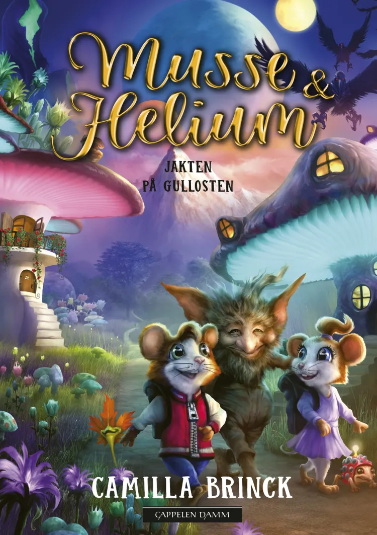 Omslag Musse & Helium 2 - Jakten på gullosten av Camilla Brinck (Ebok)