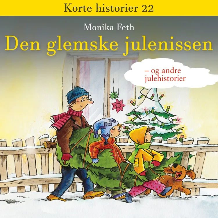 Omslag Den glemske julenissen - og andre julehistorier av Monika Feth (Lydbok)