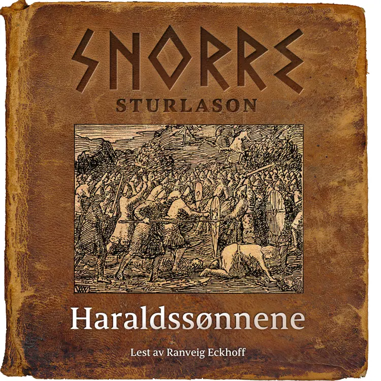 Omslag Haraldssønnene av Snorre Sturlason (Lydbok)