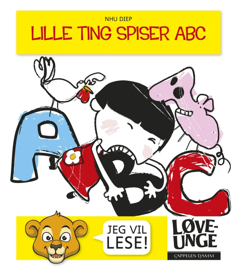 Omslag Løveunge - Lille Ting spiser ABC av Nhu Diep (Ebok)