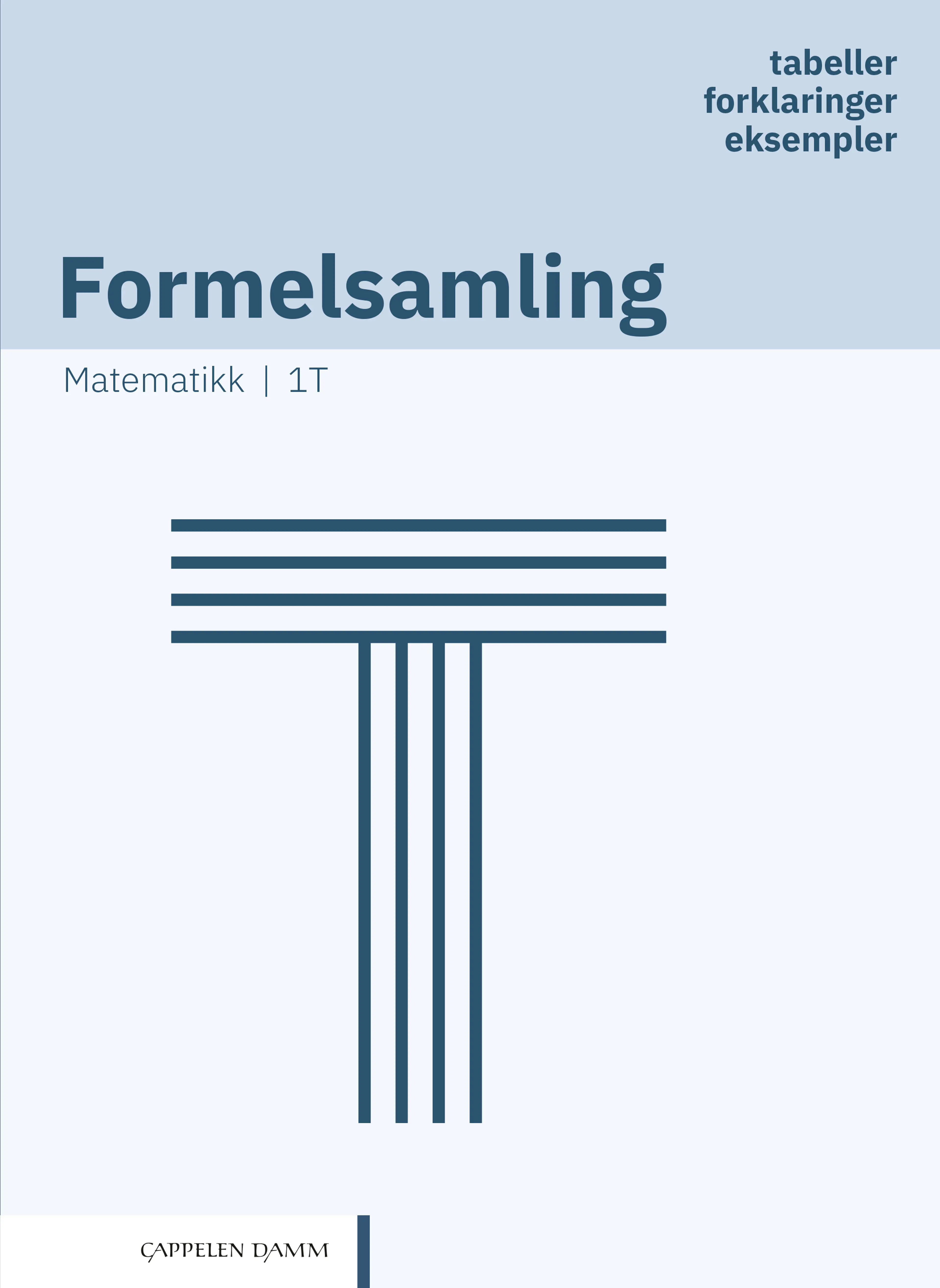 Omslag Formelsamling matematikk T (Heftet)