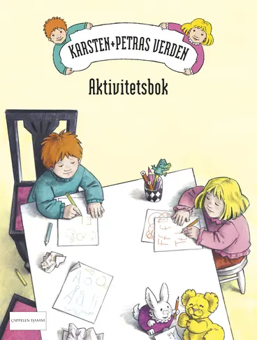 Omslag Karsten og Petra aktivitetsbok av Tor Åge Bringsværd (Heftet)