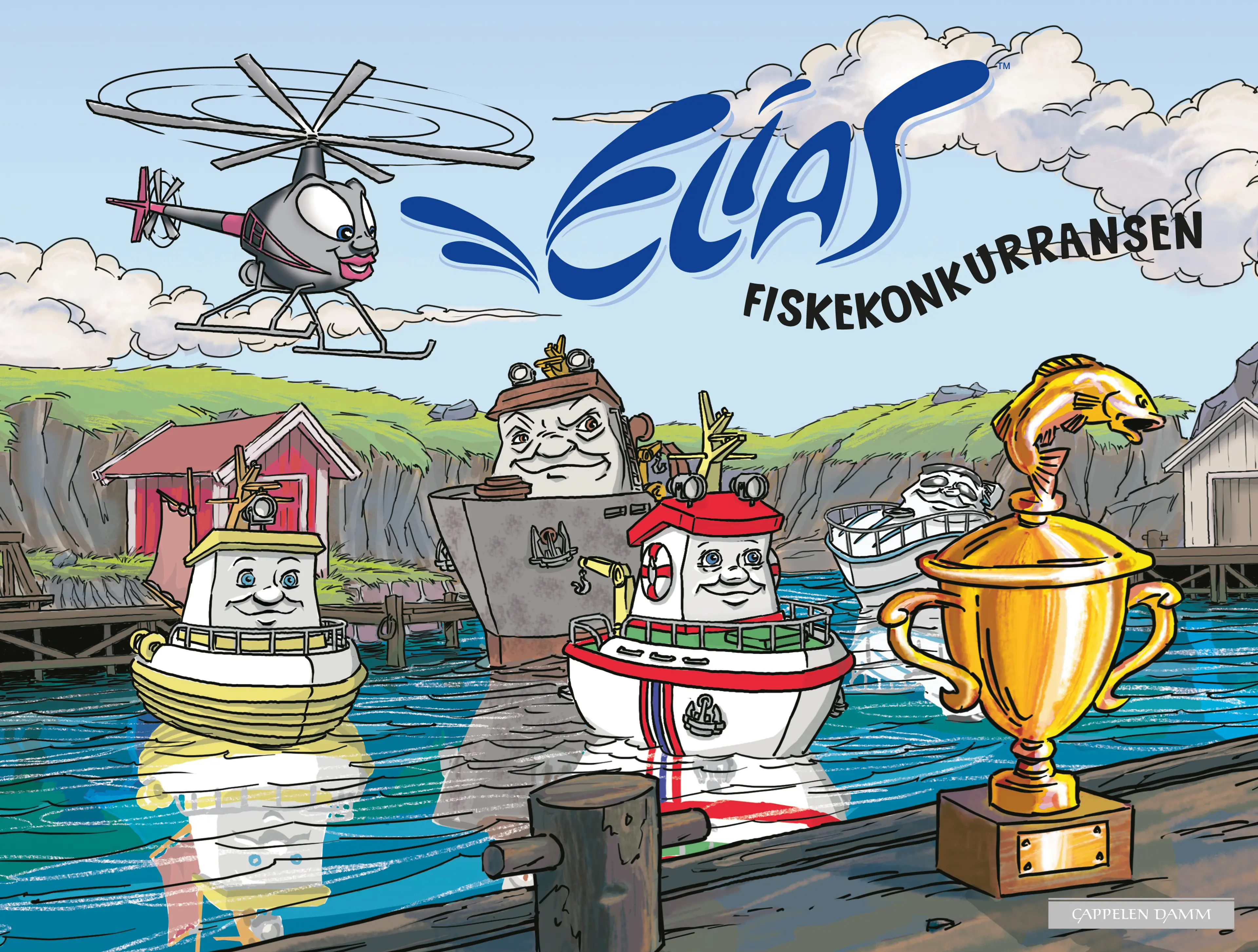 Omslag Elias - Fiskekonkurransen av Filmkameratene A/S (Innbundet)