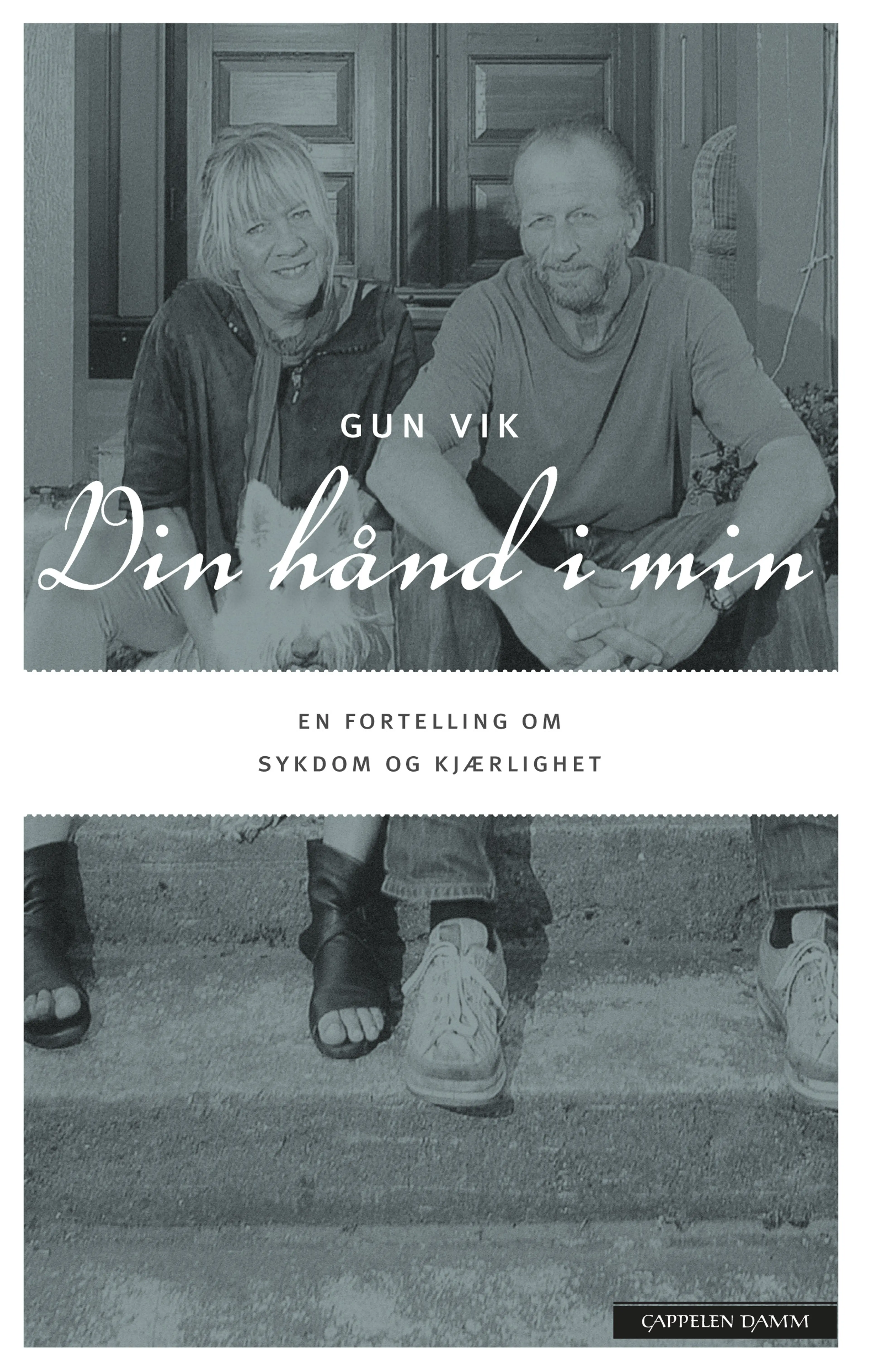 Omslag Din hånd i min av Gun Vik (Innbundet)